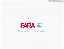 Tablet Screenshot of curefa.org